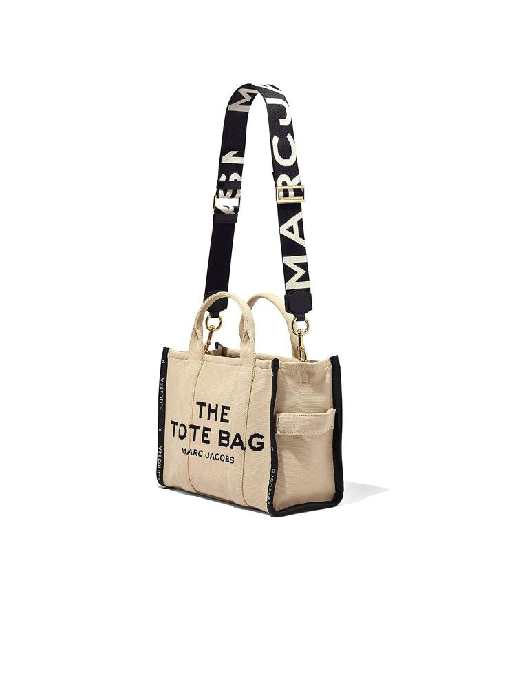 Marc Jacobs Logo-Print Webbing Strap — Black Scarfs
