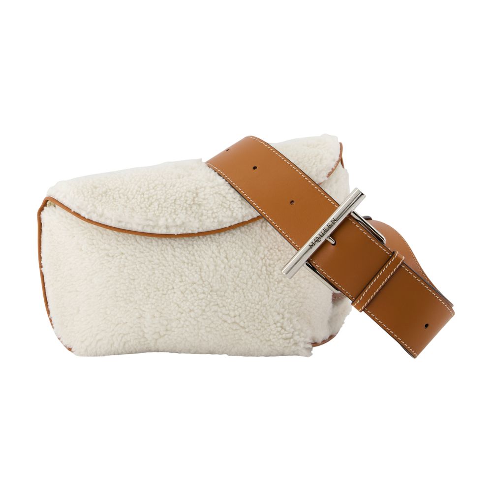 Alexander Mcqueen Crossbody Bag — White Calfskin