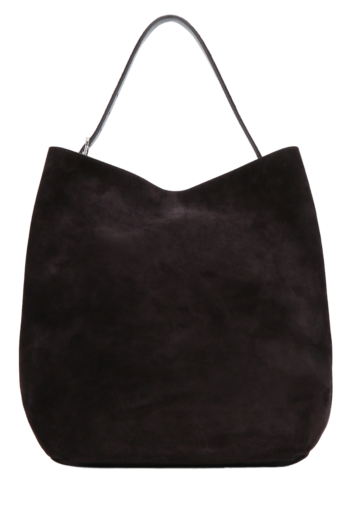Toteme Belted Shoulder Bag — Black Cow Leather