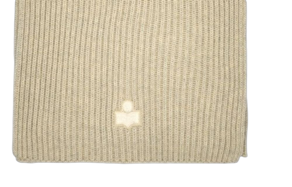 Isabel Marant Marion Scarf — Beige Cotton Scarfs