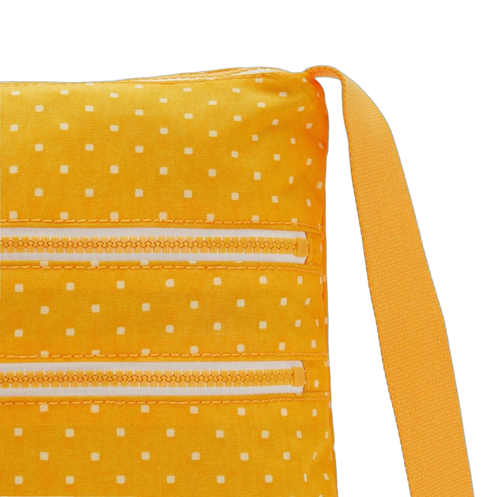Kipling Alvar Crossbody Bag — Yellow Polyamide/nylon