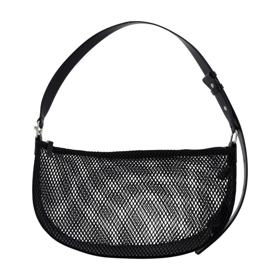 Samsøe Mesh Nylon Shoulder Bag — Black