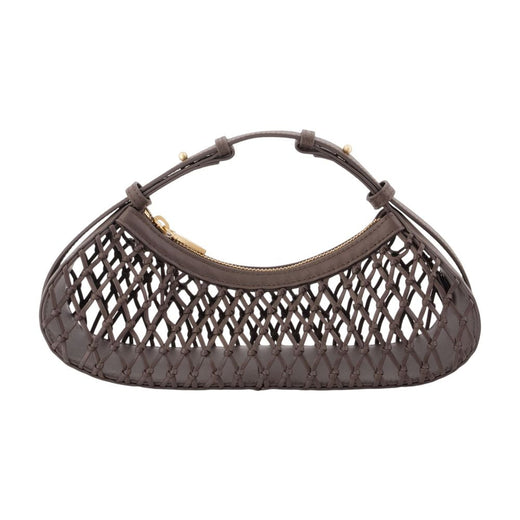 Cult Gaia Shala Shoulder Bag — Gray Cowhide