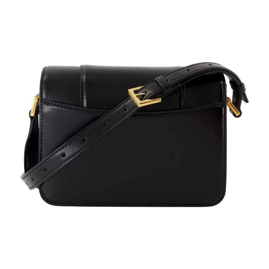 Balenciaga Hourglass Crossbody Bag — Black Calfskin