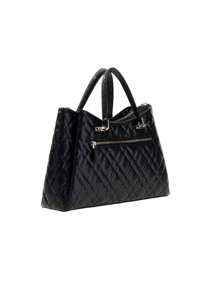 Guess Isemay Shoulder Bag — Black Polyurethane