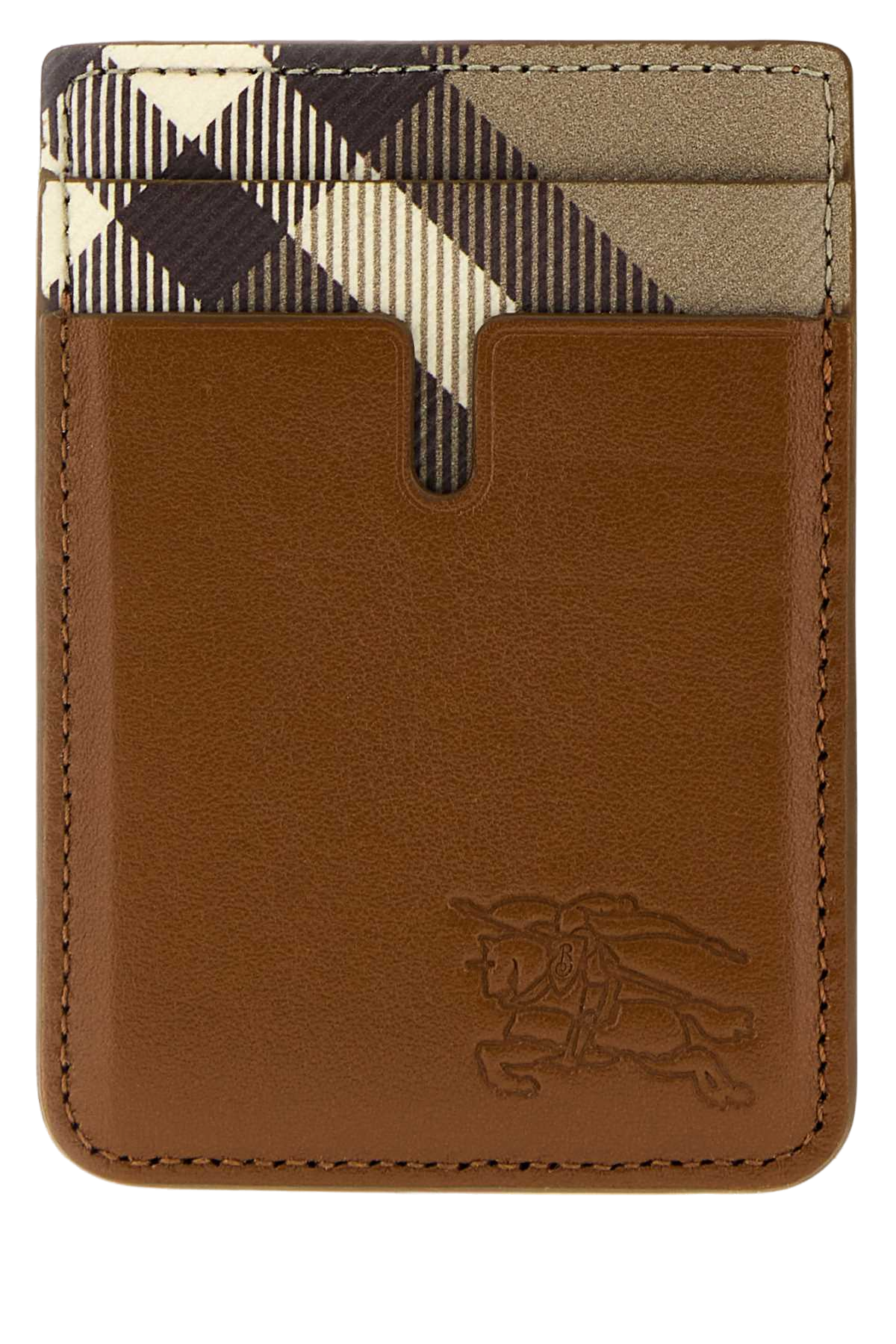 Burberry Phone Card Case — Brown Exterior: Calf Wallet