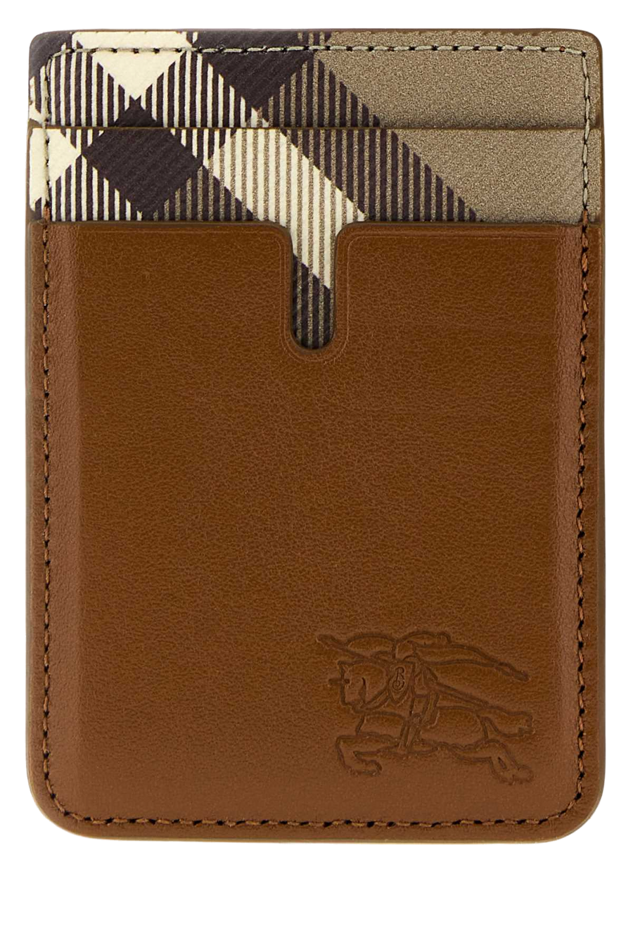 Burberry Phone Card Case — Brown Exterior: Calf Wallet