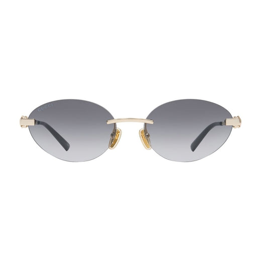 Gucci Gg2051s-001 Rimless Metal Sunglasses — Gold