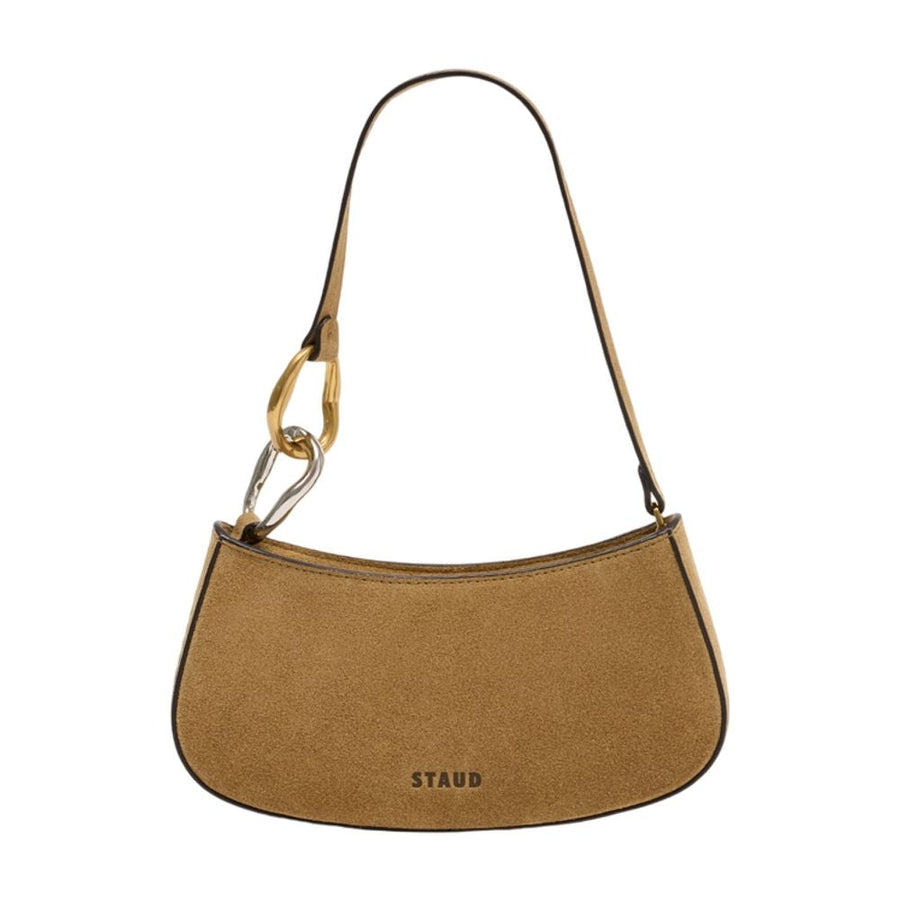Staud Ollie Shoulder Bag — Brown Cowhide