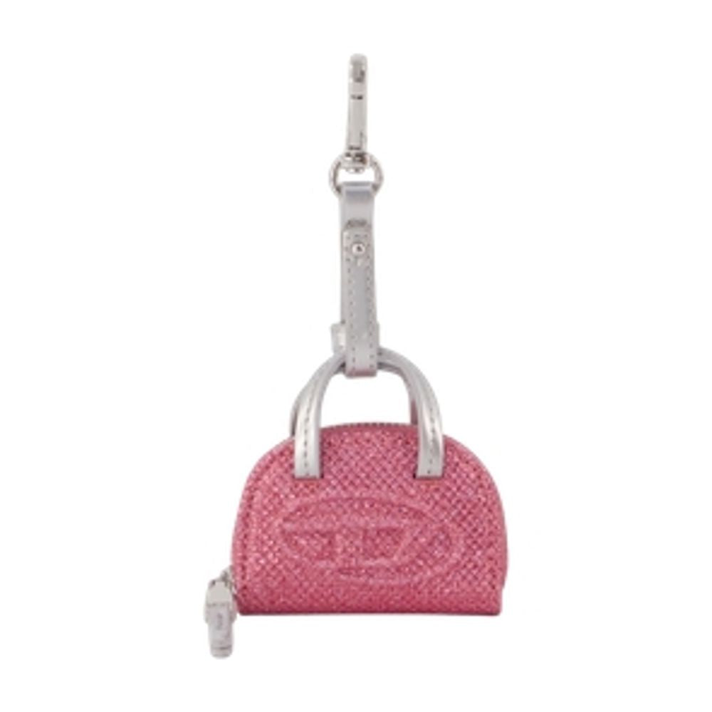 Diesel Quilted Faux Leather Mini Bag — Pink Faux_leather