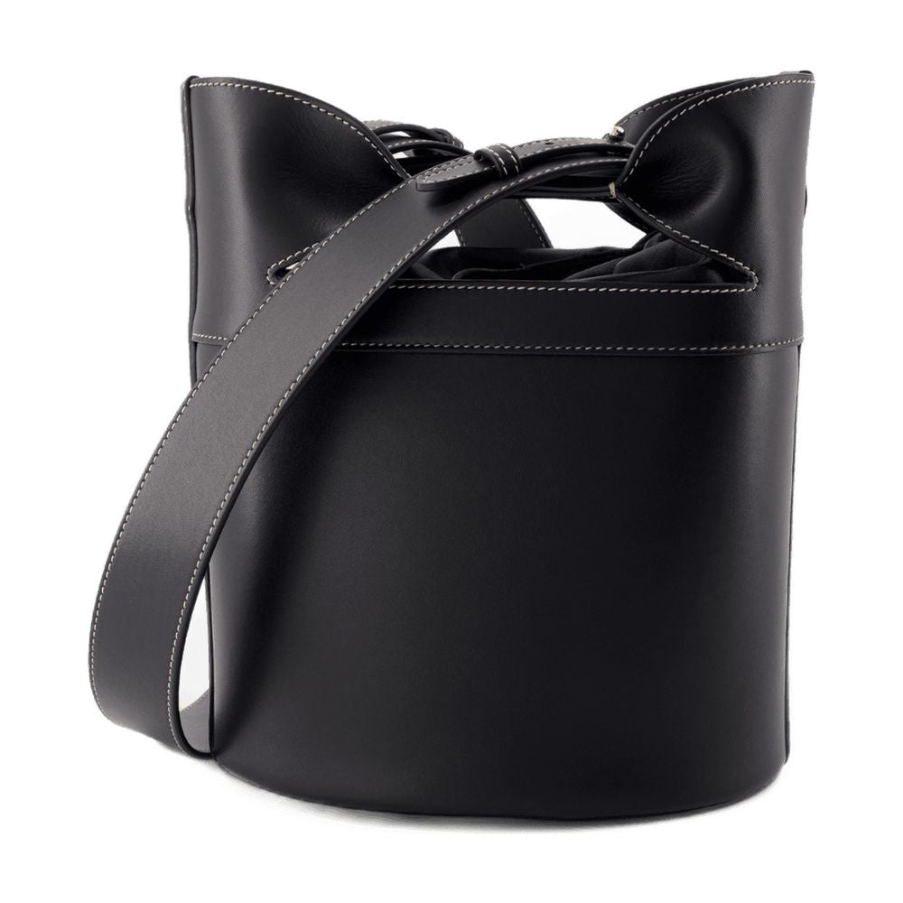 Alexander Mcqueen Crossbody Bag — Black Calfskin