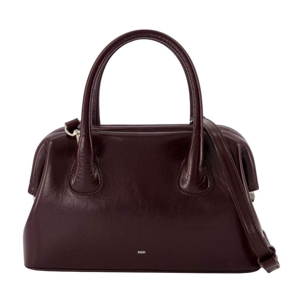 Osoi Shoulder Bag — Red Cowhide