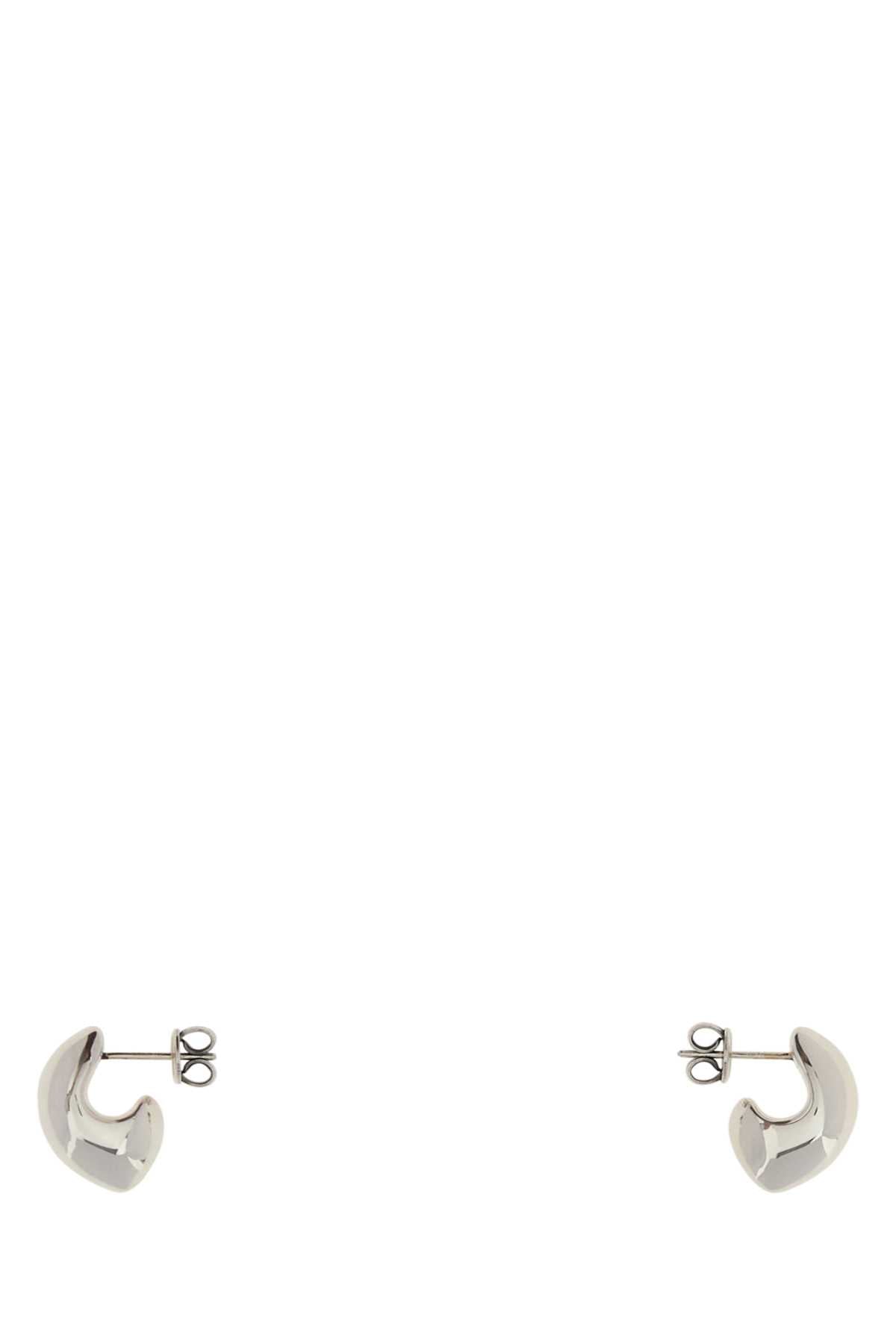 Bottega Veneta Claw Earrings — Silver