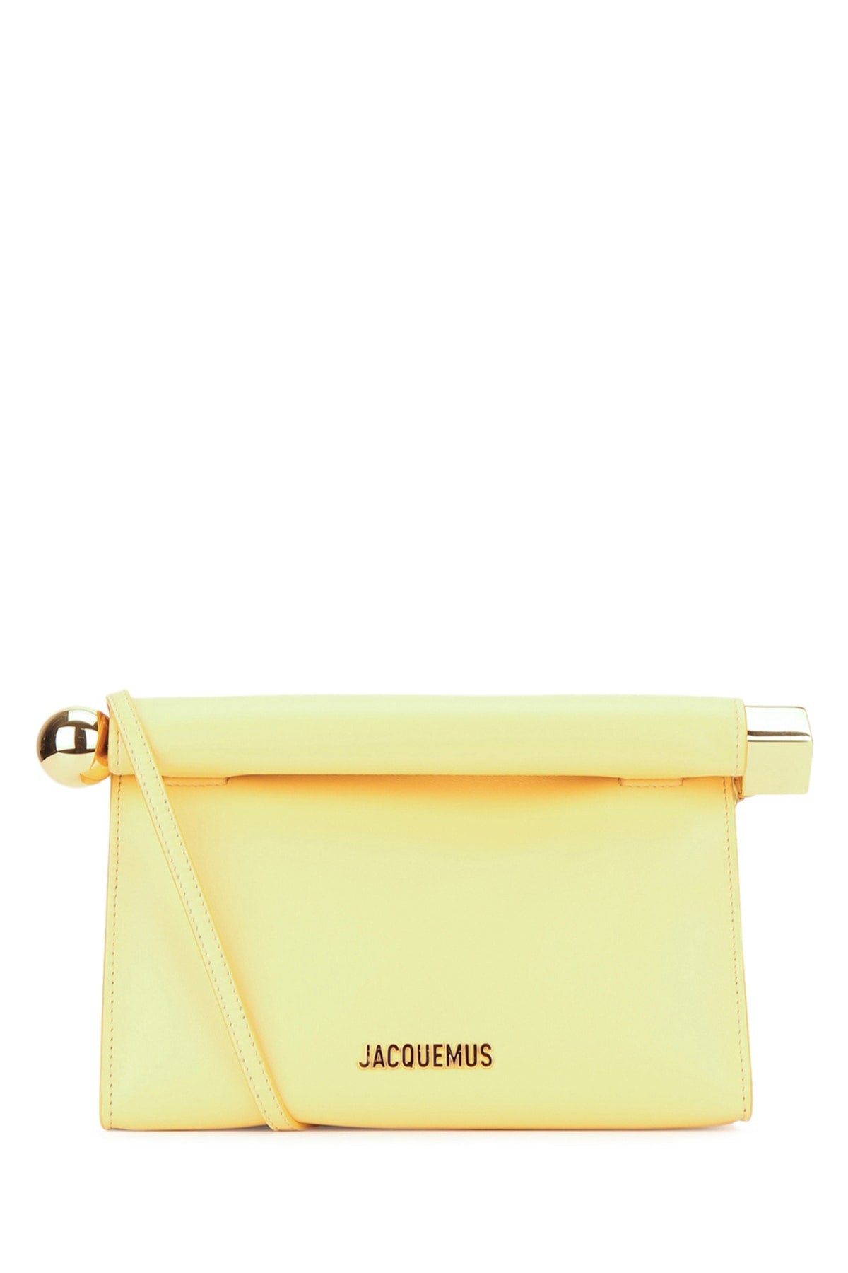 Jacquemus Rond Shoulder Bag — Yellow Leather