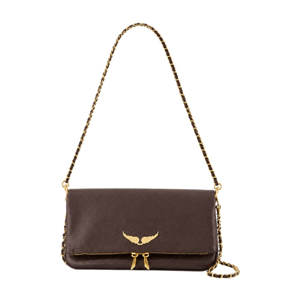 Zadig & Voltaire Rock Crossbody Bag — Brown Cowhide