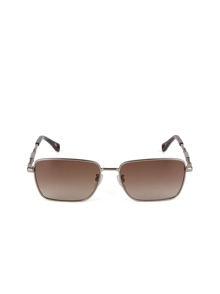 Zadig & Voltaire Szv513 Metal Rectangle Sunglasses — Gray