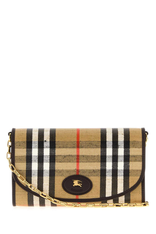 Burberry Highlands Wallet — Beige