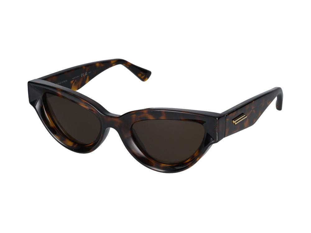 Bottega Veneta Bv1249s Sunglasses — Tortoiseshell Injected