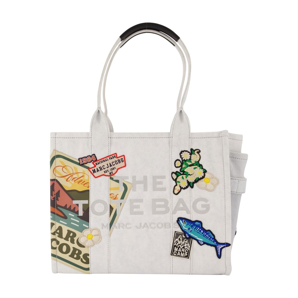Marc Jacobs Tote Bag — Beige Cotton