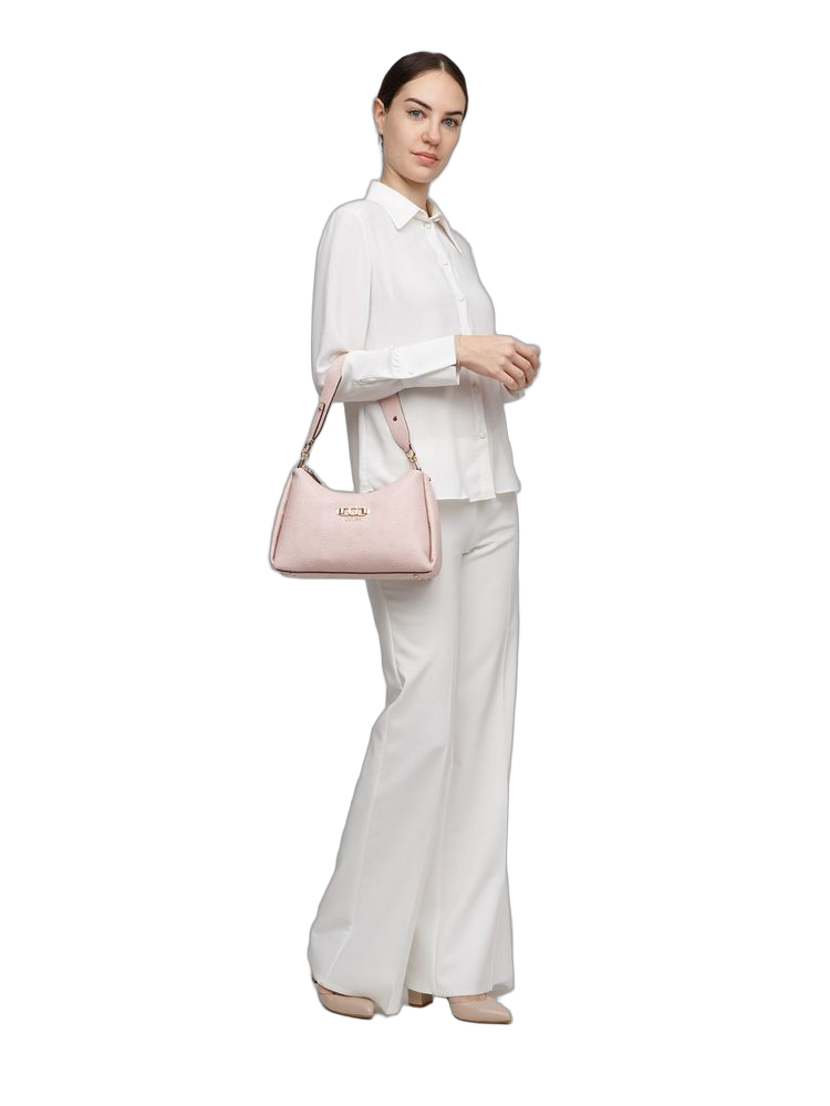 Guess Anise Shoulder Bag — Pink Polyurethane