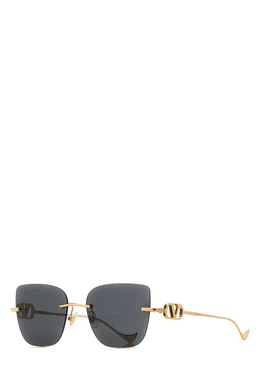Valentino Garavani Vg0033s00154 Gold-Tone Metal Sunglasses — Gold