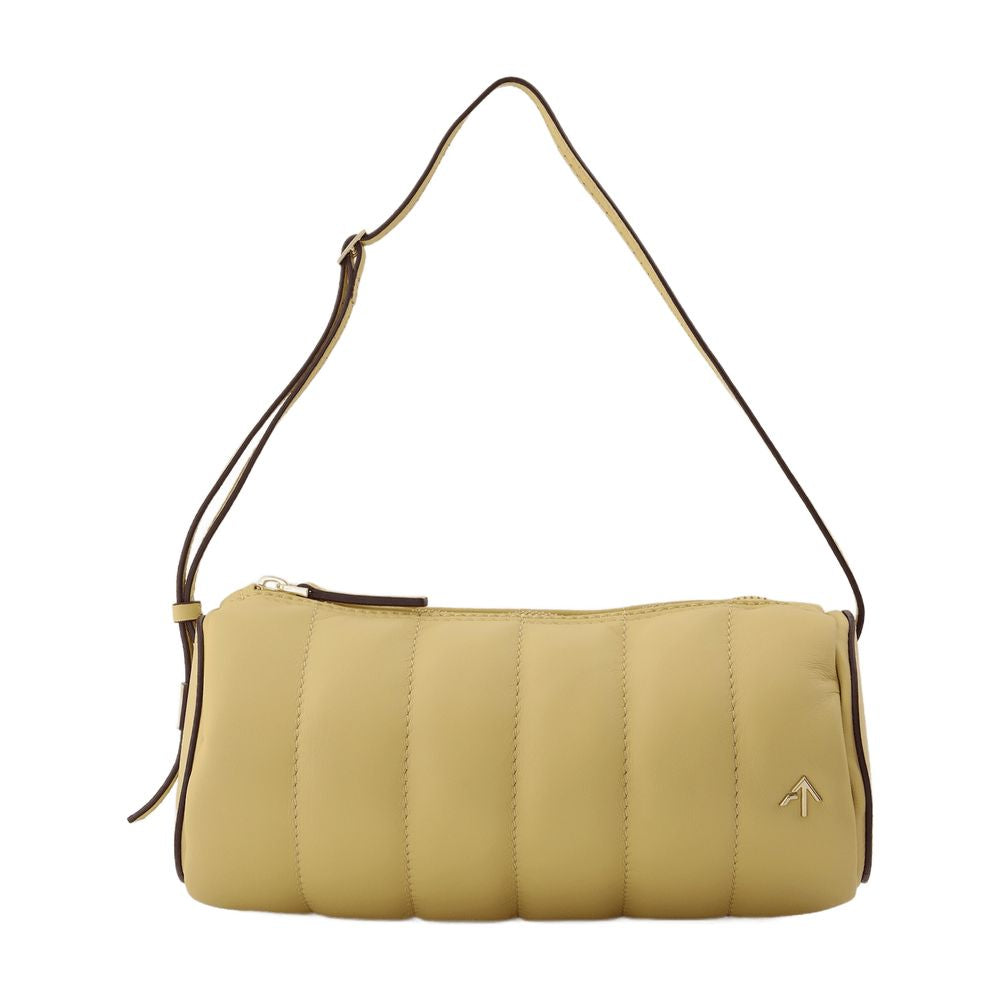 Manu Atelier Shoulder Bag — Beige Leather