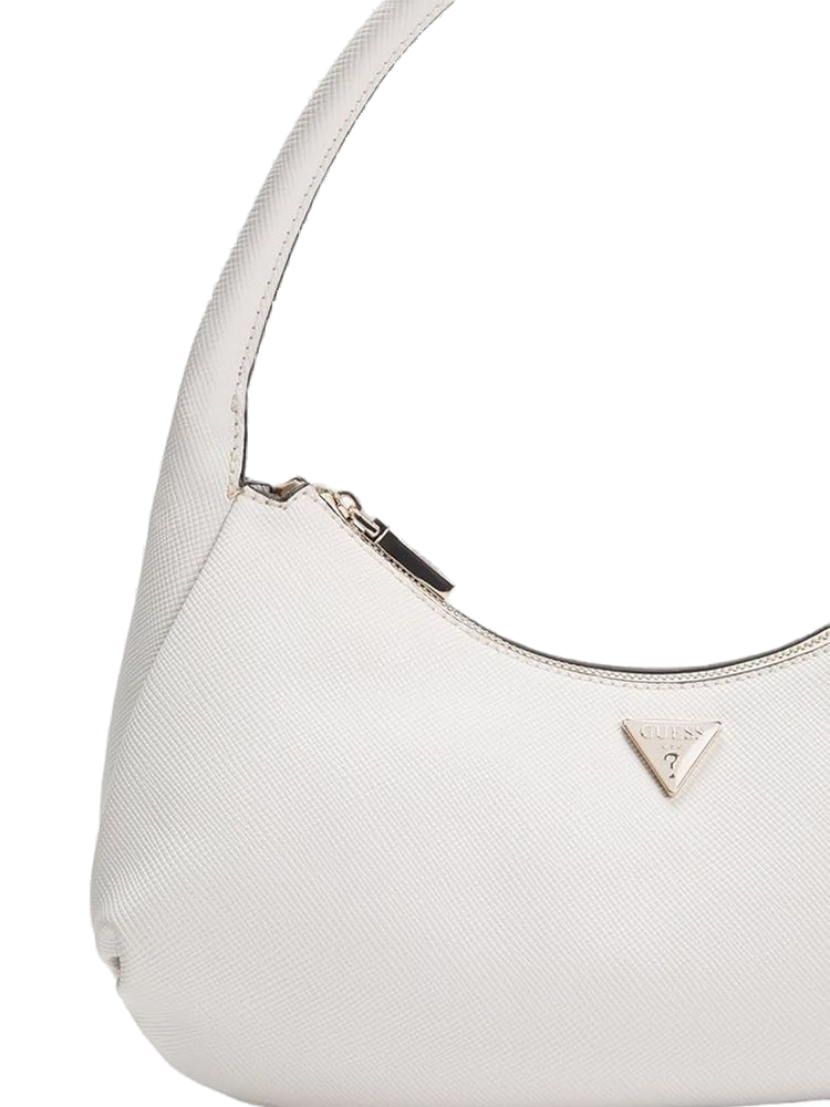 Guess Gilda Hobo Bag — White Polyurethane