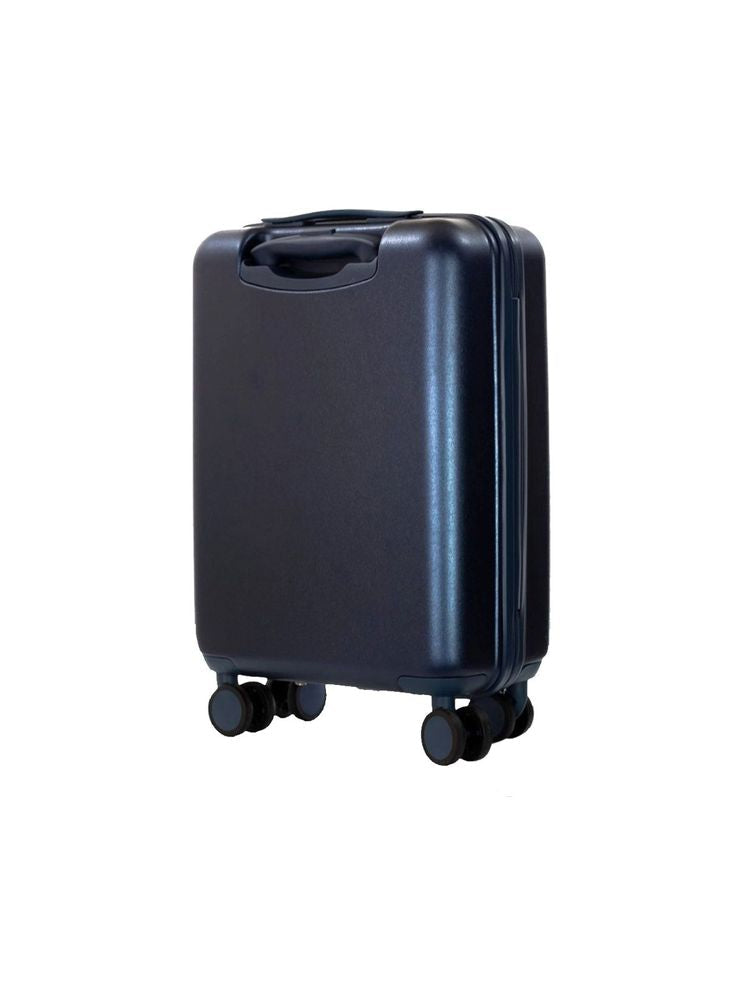 Momo Design Travel Carry-On Trolley — Blue Metallic Fiber Hand Bags