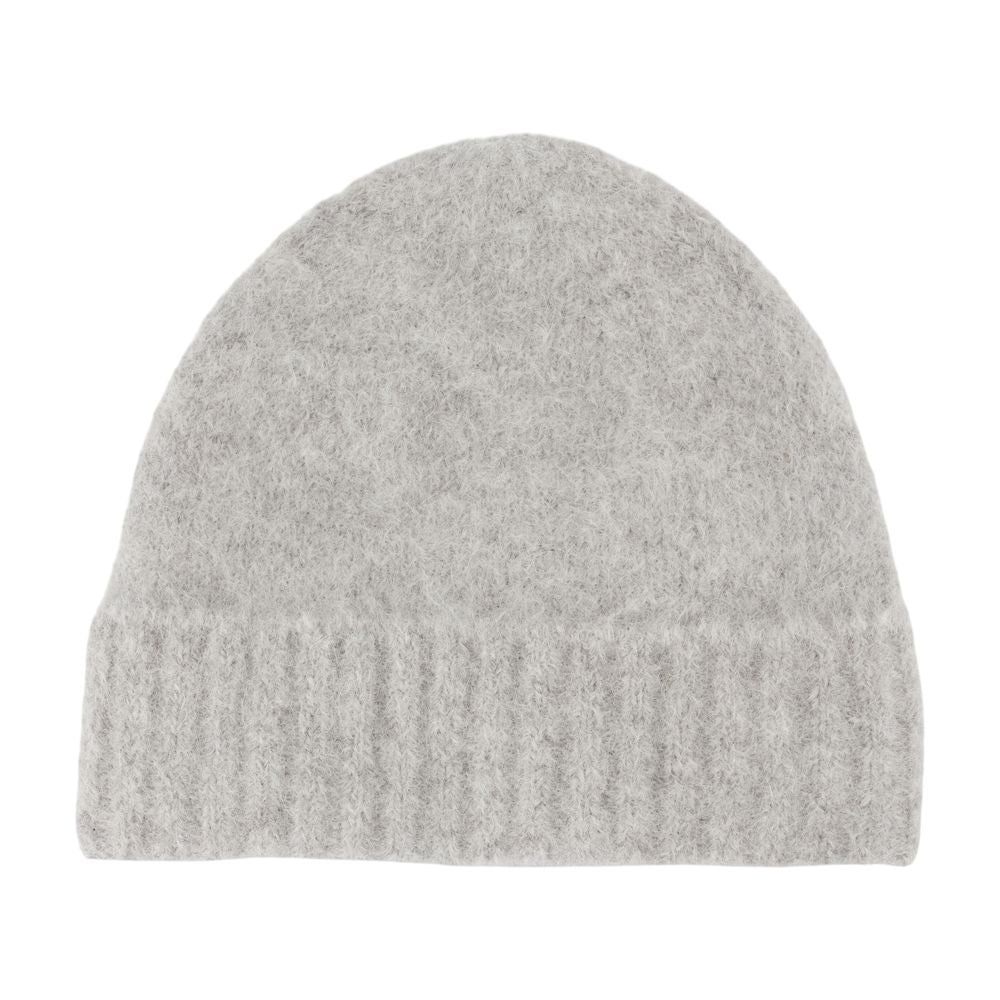 Samsøe F24400056-Clr000657 Beanie — Gray Wool Beanies