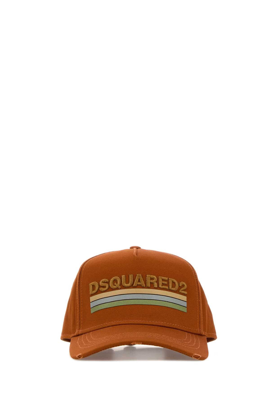 Dsquared2 Bcm096305c00001 Baseball Cap — Orange Exterior: Cotton Caps