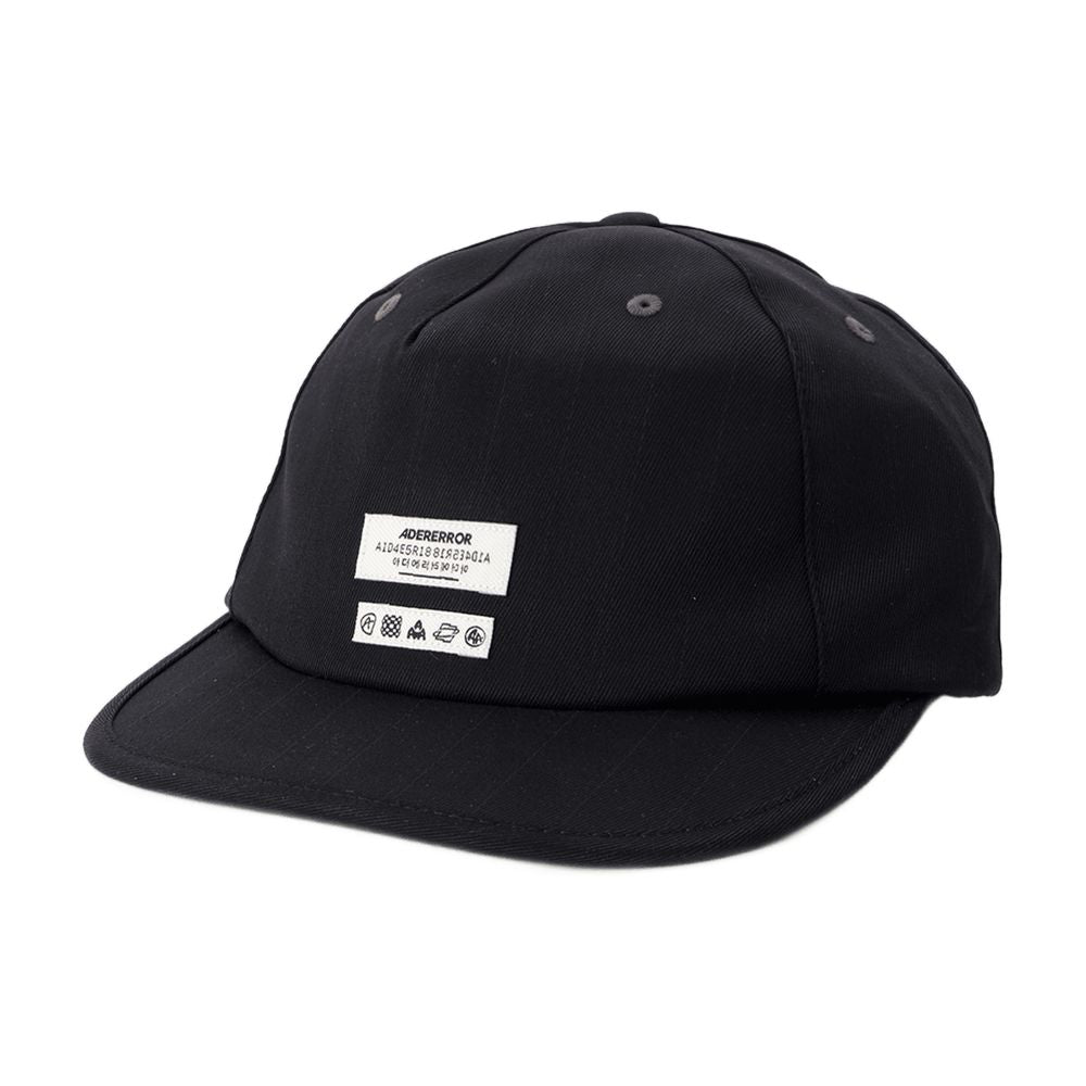 Ader Error Bn01sshw0206bk Wool Baseball Cap — Black Caps