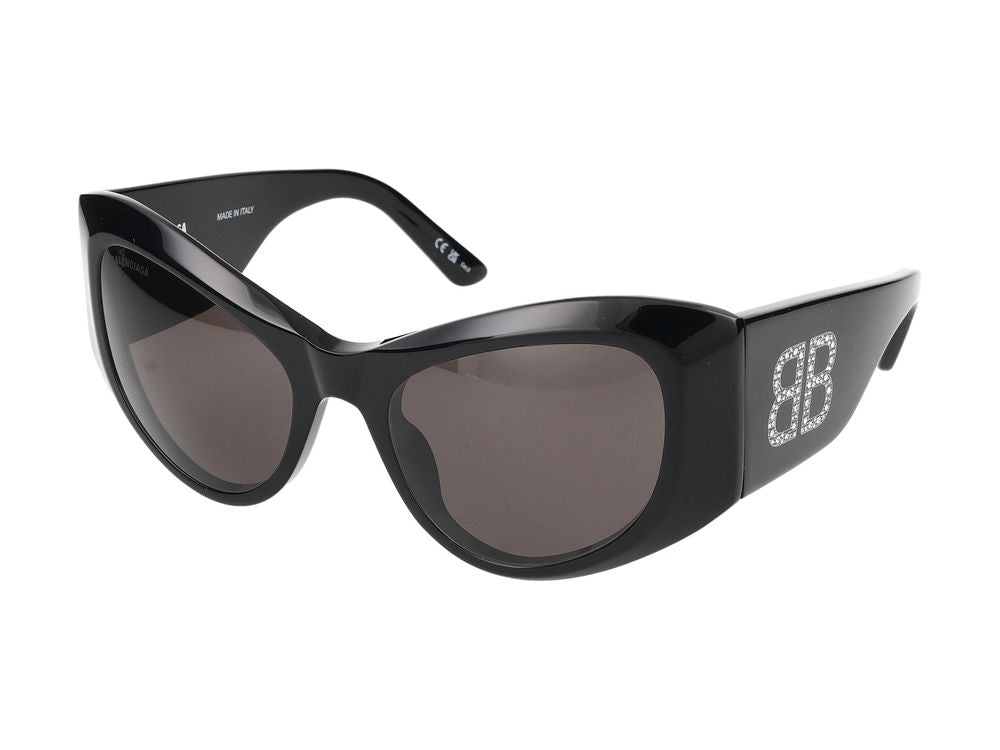 Balenciaga Bb0393s Sunglasses — Black Acetate