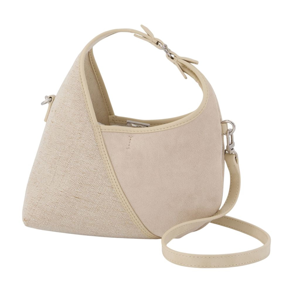 Samsøe Shoulder Bag — Beige Lambskin