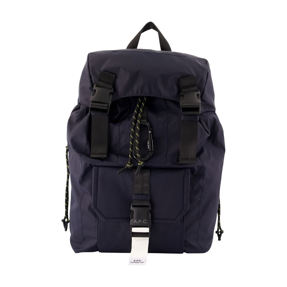A.p.c. Trek 2.0 Backpack — Navy Nylon