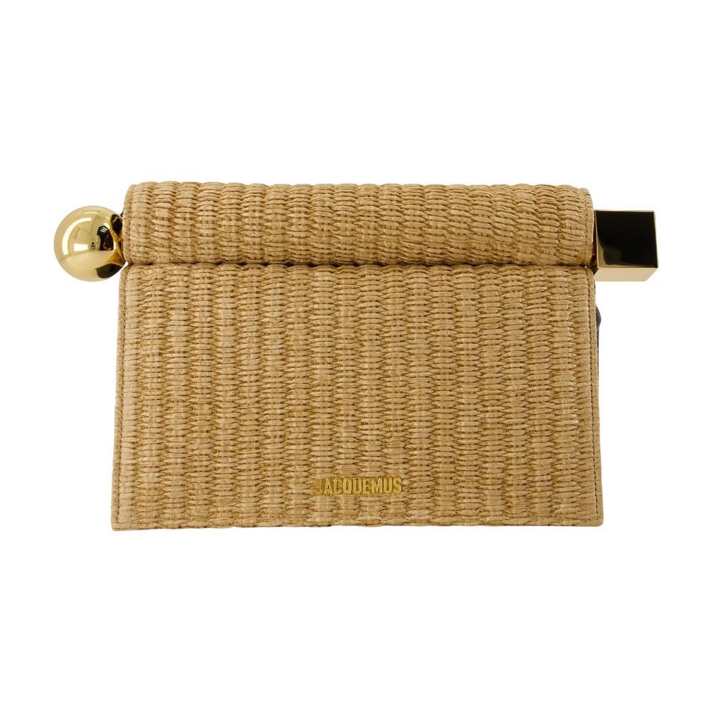 Jacquemus Clutch — Beige Synthetic