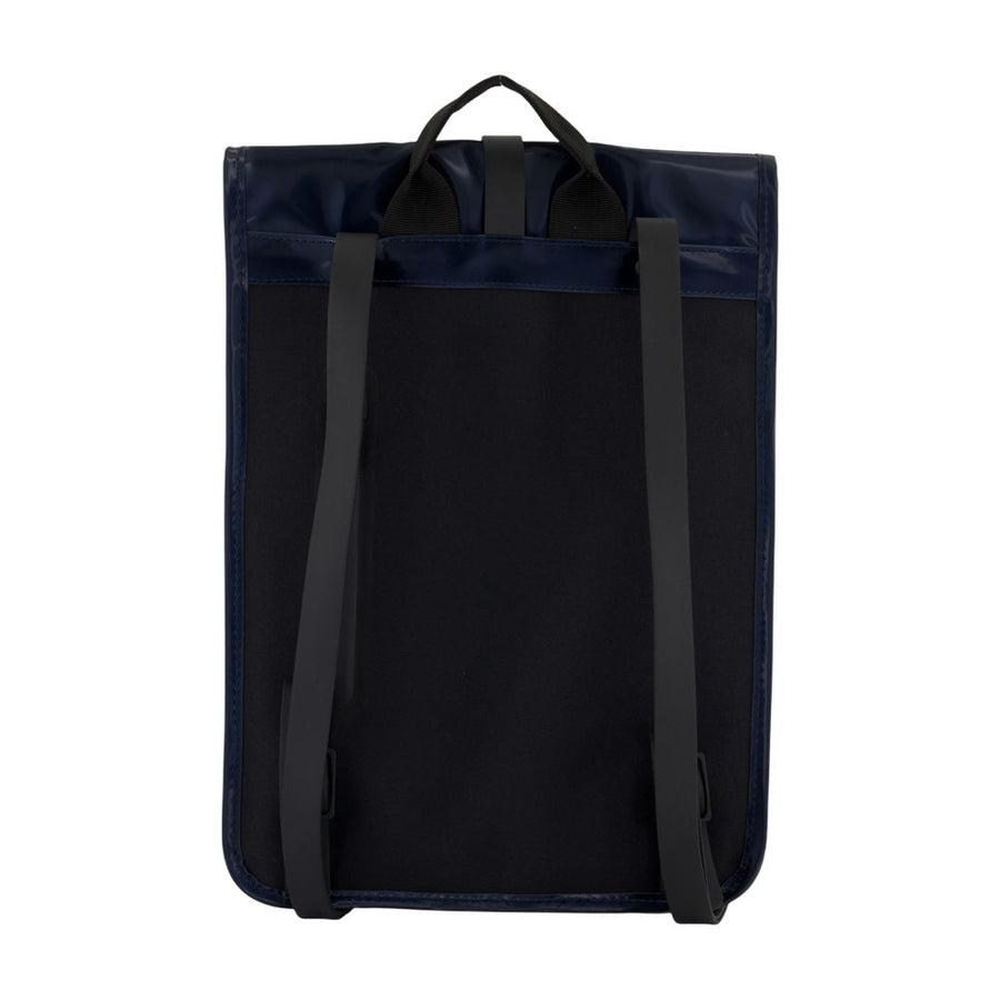 Rains Roll-Top Synthetic Backpack — Blue Hand Bags