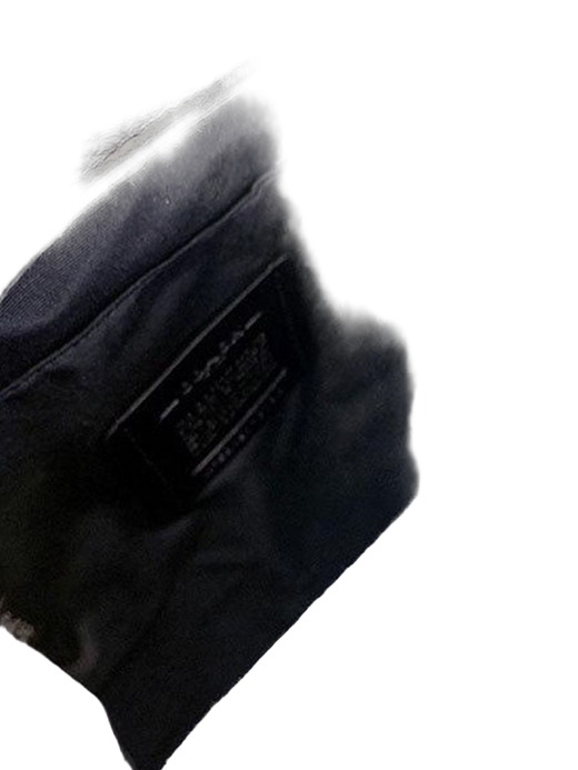 Coach West Pack Shoulder Bag — Black Leather
