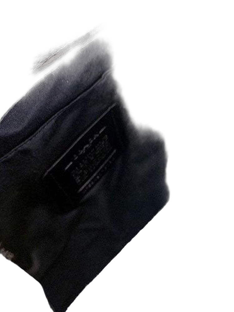 Coach West Pack Shoulder Bag — Black Leather