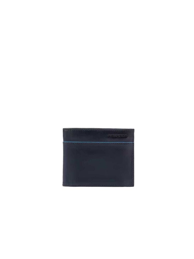 Piquadro B2 Revamp Wallet — Blue Leather