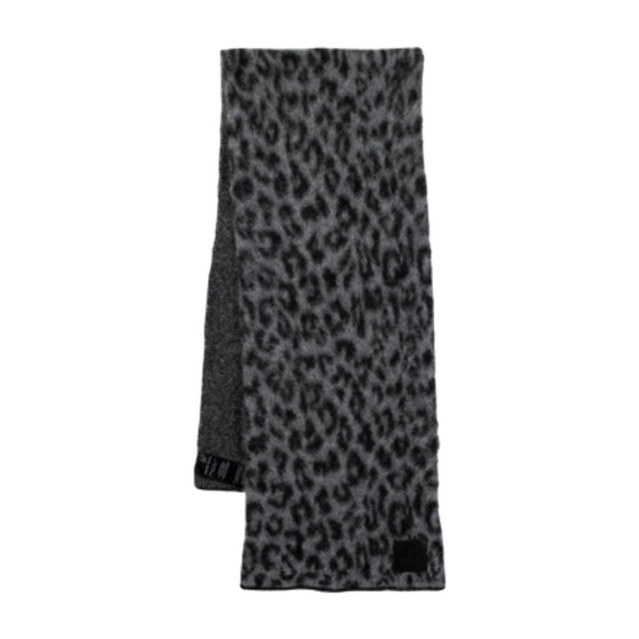 Anine Bing Hannah Scarf — Gray Wool Scarfs