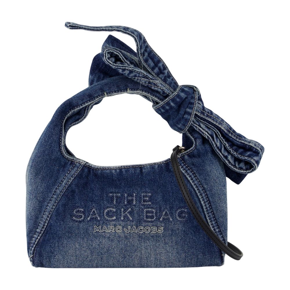 Marc Jacobs The Sack Mini Bag — Blue Cotton