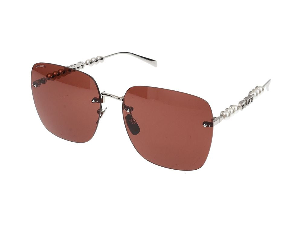 Gucci Gg1923sa Sunglasses — Brown Metal