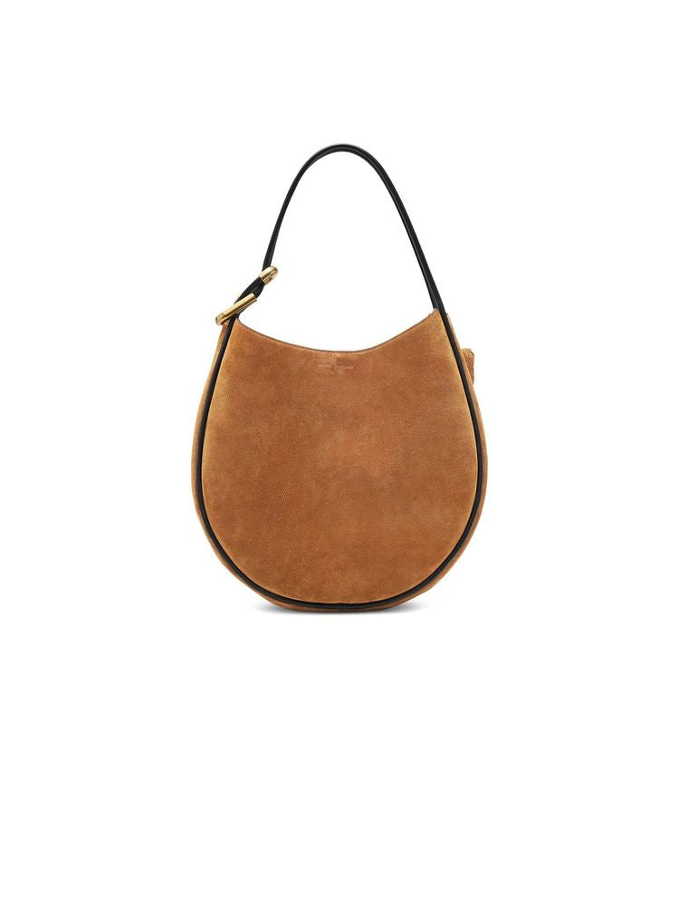 Marc Jacobs Suede Hobo Shoulder Bag — Copper Cow Leather