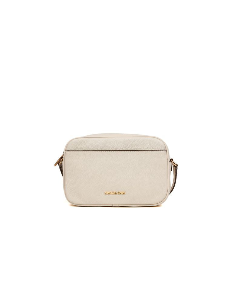 Michael Kors Crossbody Bag — Beige Leather