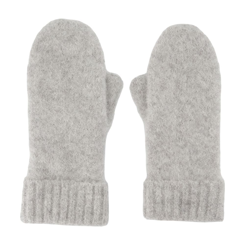 Samsøe Mittens — Gray Wool Glove