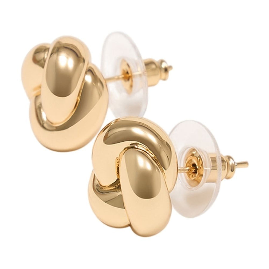Self-Portrait Earrings — Gold Metal