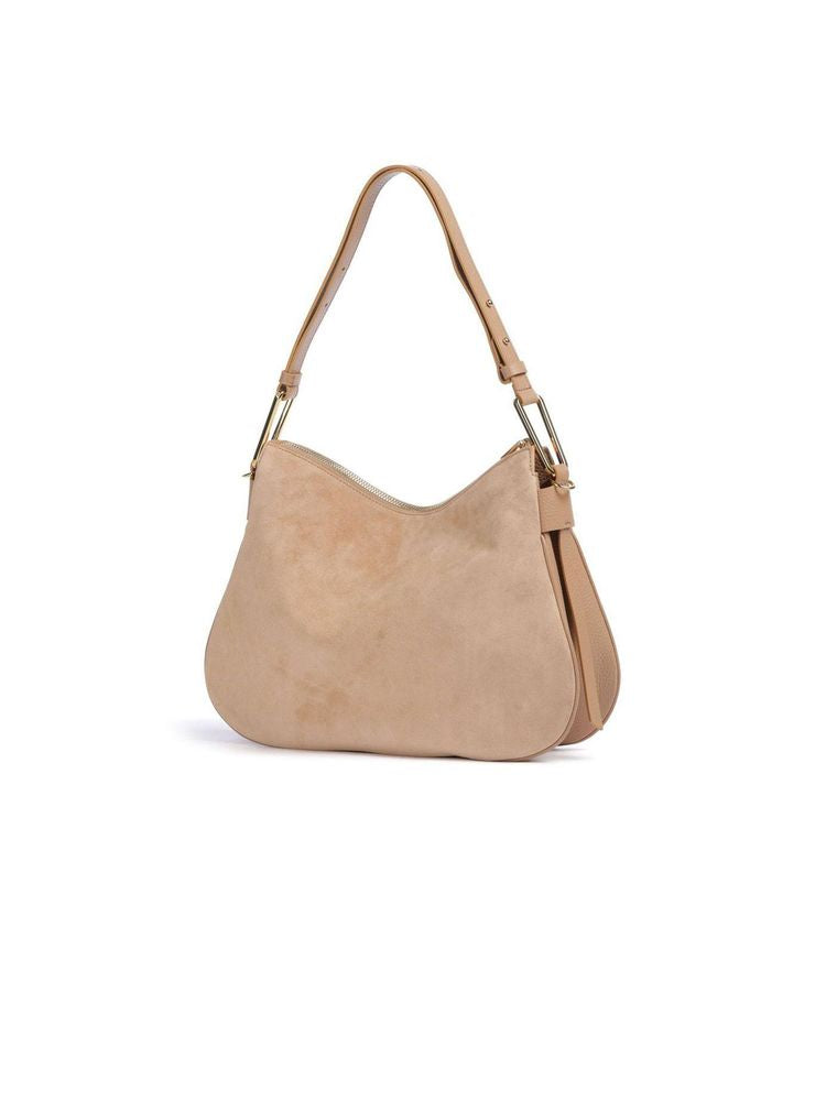 Coccinelle Magie Shoulder Bag — Beige Cowhide