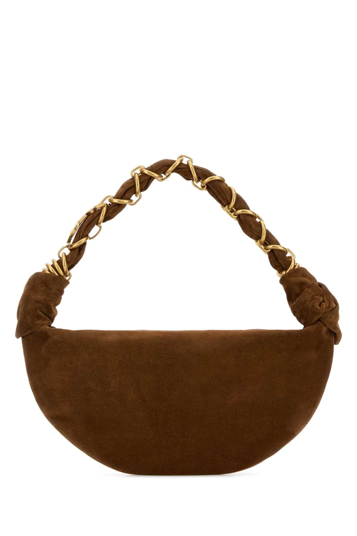Saint Laurent Amalia Shoulder Bag — Brown