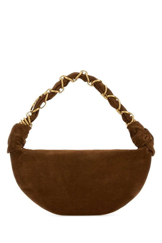 Saint Laurent Amalia Shoulder Bag — Brown