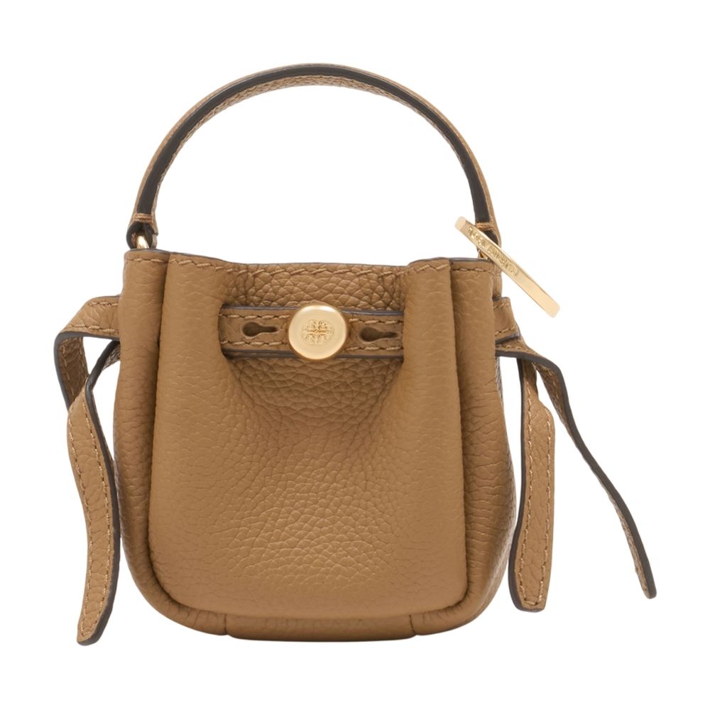 Tory Burch Romy Bucket Bag — Beige Cowhide